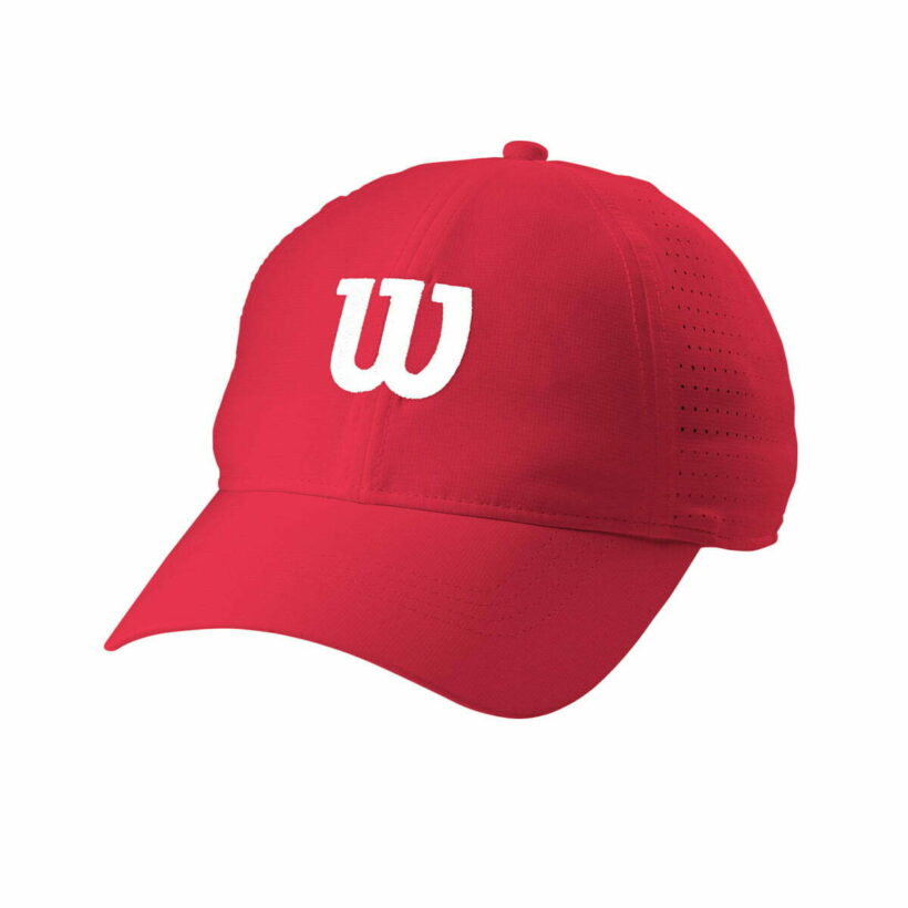 Wra777105 0 Ss19 Accessories Ultralight Tennis Cap U Red White Front.jpg