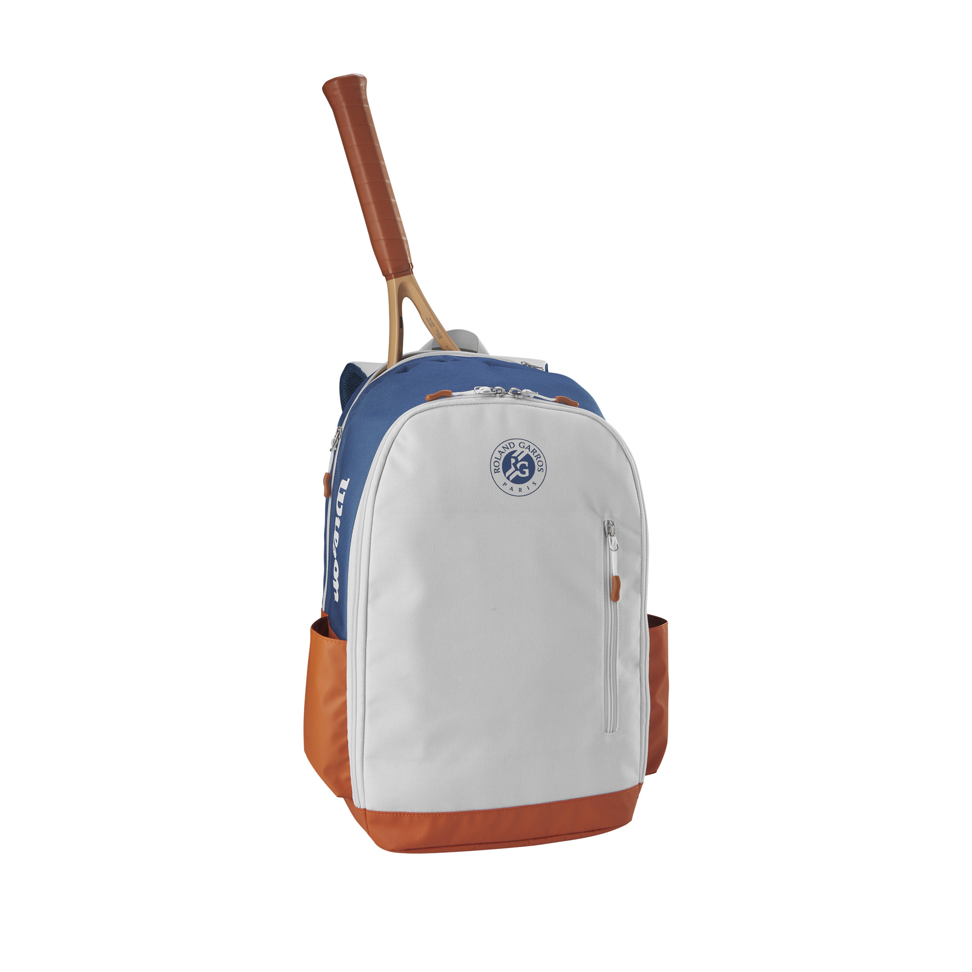 Wr8031201 1 Team Backpack Roland Garros White Blue Clay.png.high Res (1)