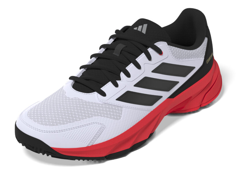Ih3092 11 Footwear 3d Rendering Side Lateral Left View White