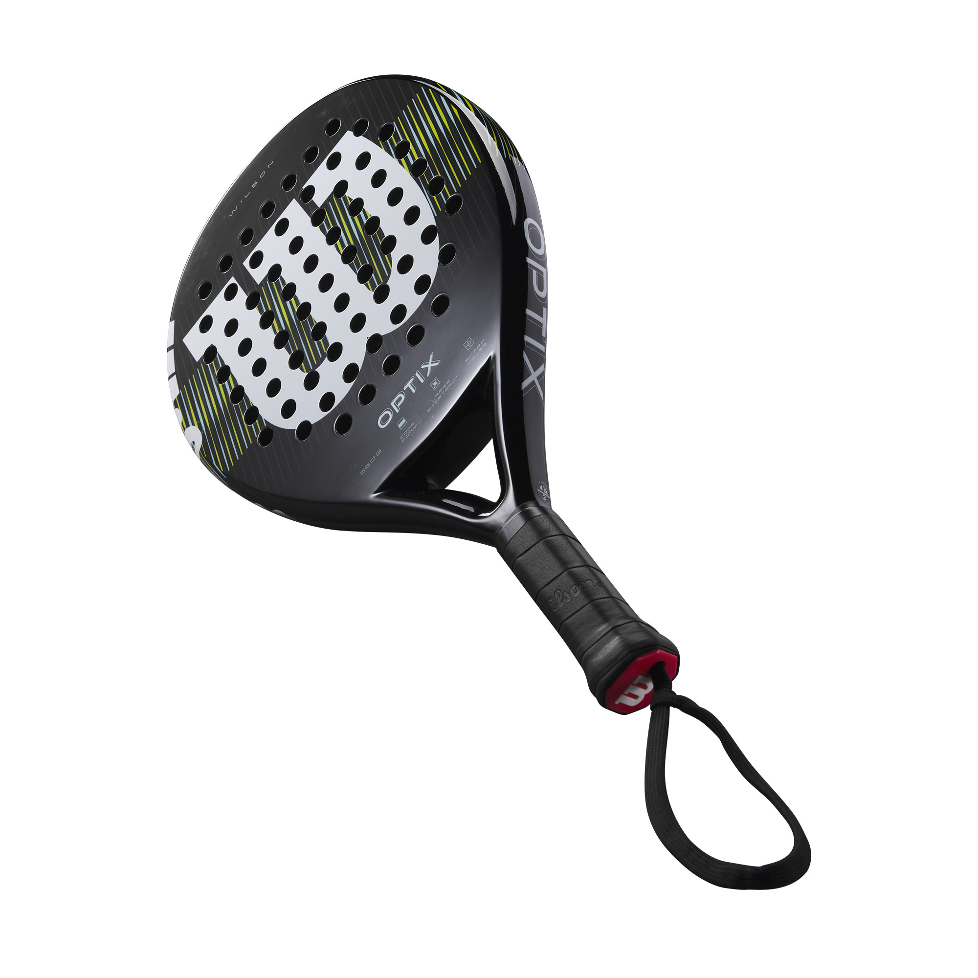 Wr181611u 6 Optix V1 Padel Rkt Black.png.high Res Copy