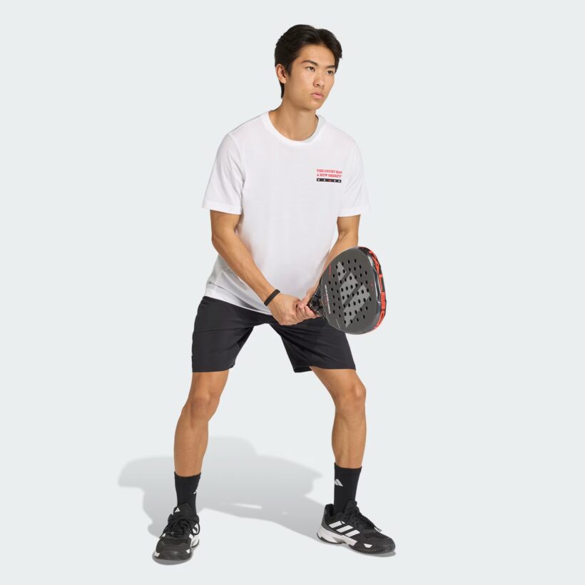Padel Wanted Graphic T Shirt White Kb9433 25 Model