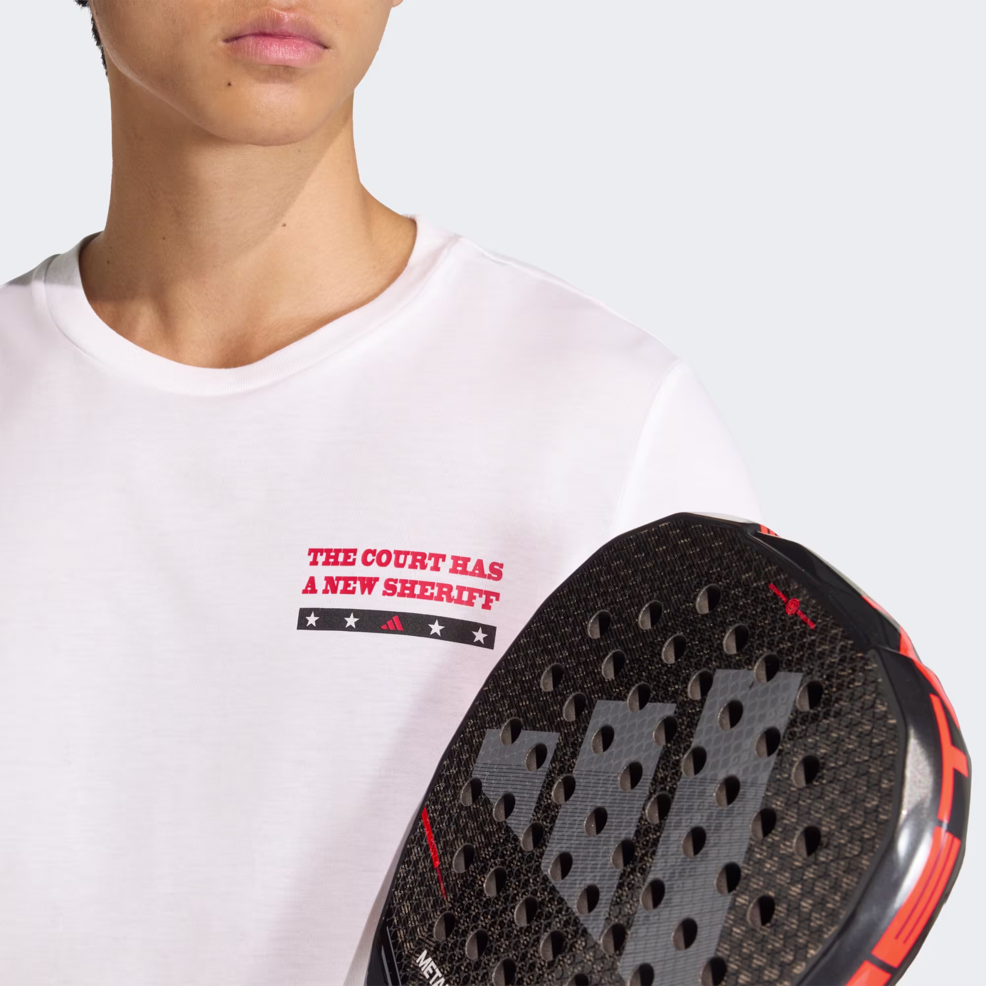 Padel Wanted Graphic T Shirt White Kb9433 41 Detail