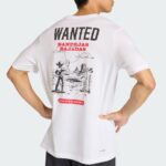 Padel Wanted Graphic T Shirt White Kb9433 42 Detail