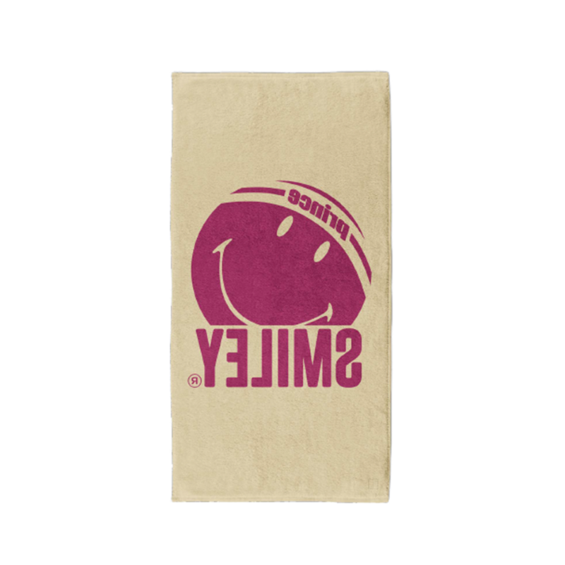 Prince X Smiley Towel Pink