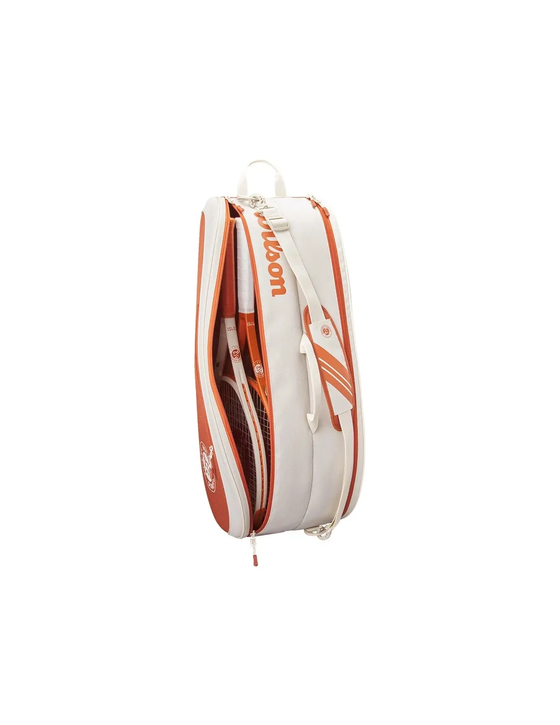 Racket Bag Wilson Team 6r Roland Garros 2025 Cream Clay (1)