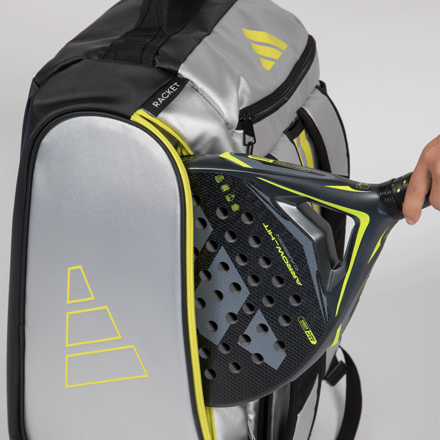 Adidas Pro Tour Silver Grey 2026 Racquet Bag (4)