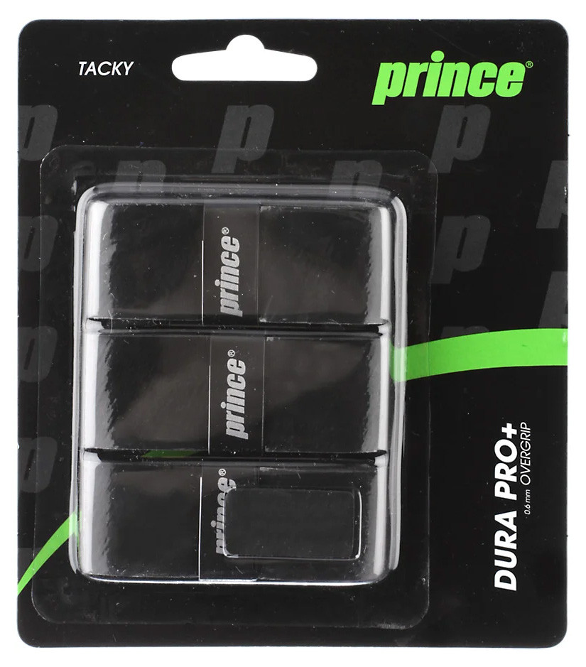 Prince Durapro Overgrip 3 Pack Black 75288 65849