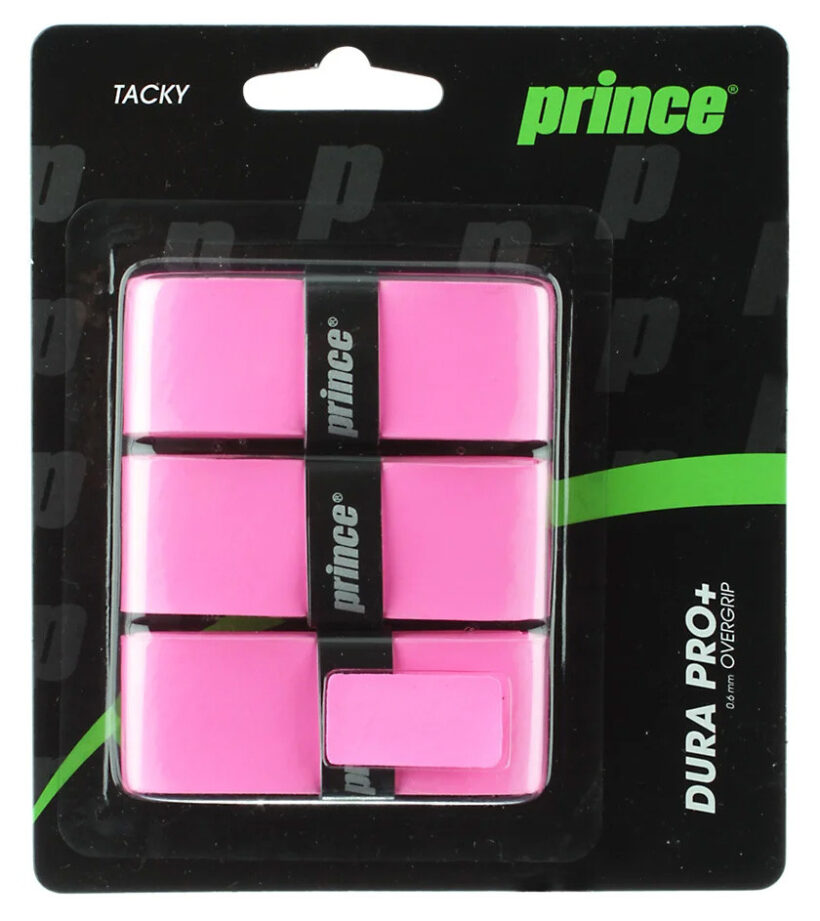 Prince Durapro Overgrip 3 Pack Pink 25903 60285