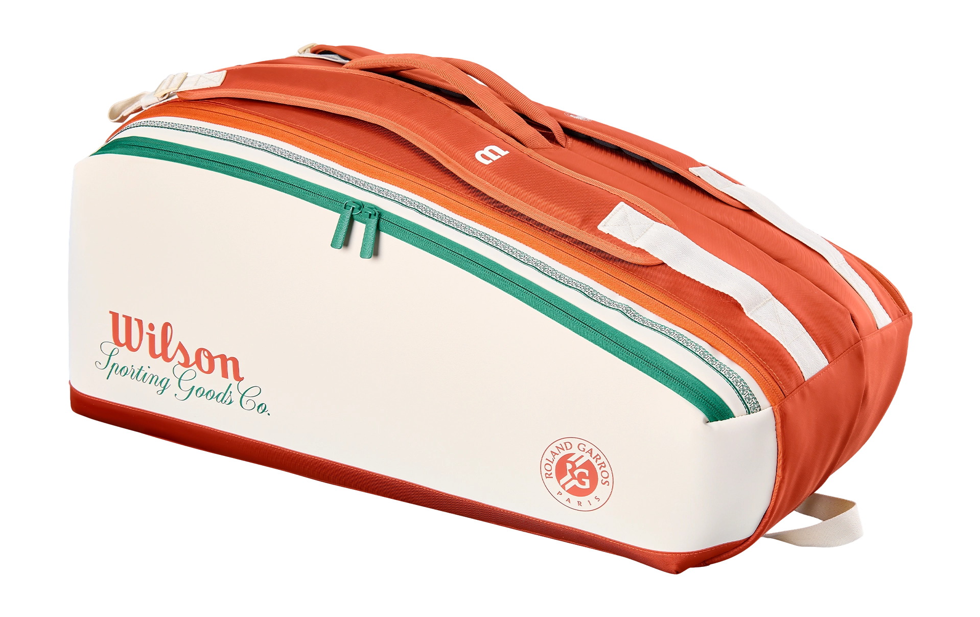 Tennistas Wilson Roland Garros 2026 9pk Racket Bag Cream