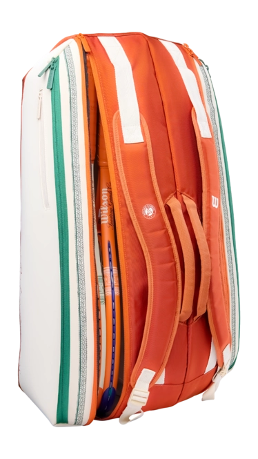 Tennistas Wilson Roland Garros 2026 9pk Racket Bag Cream 3