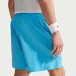 מכנסי טניס גברים נייקי NIKECOURT ADVANTAGE 6 אינץ׳ כחול — תקריב הפריט