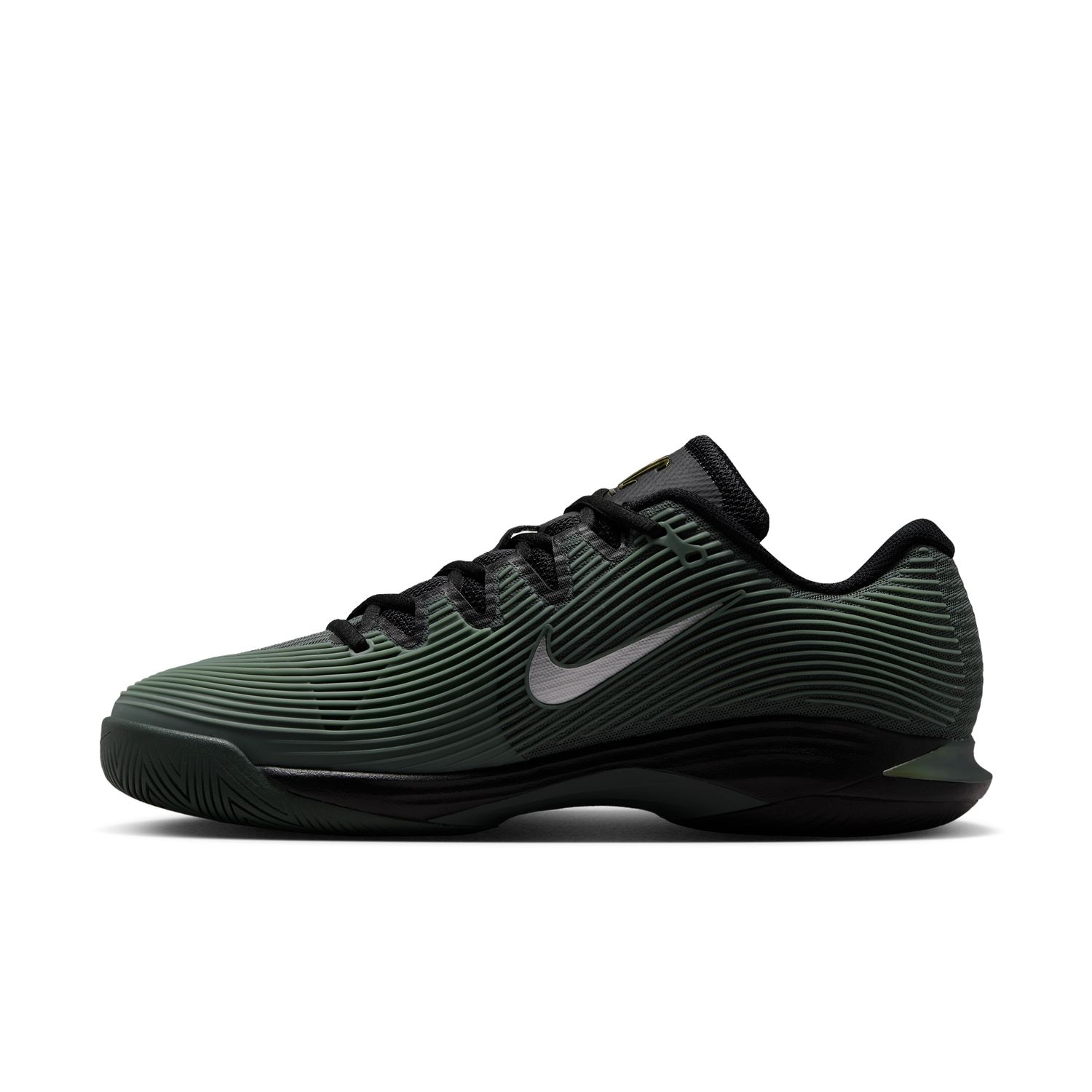 נעלי טניס גברים נייקי NIKECOURT VAPOR 12 PREMIUM ירוק קאמו — מבט צד