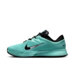 נעלי טניס נשים נייקי NIKECOURT VAPOR PRO 3 PREMIUM ירוק מנטה — מבט צד