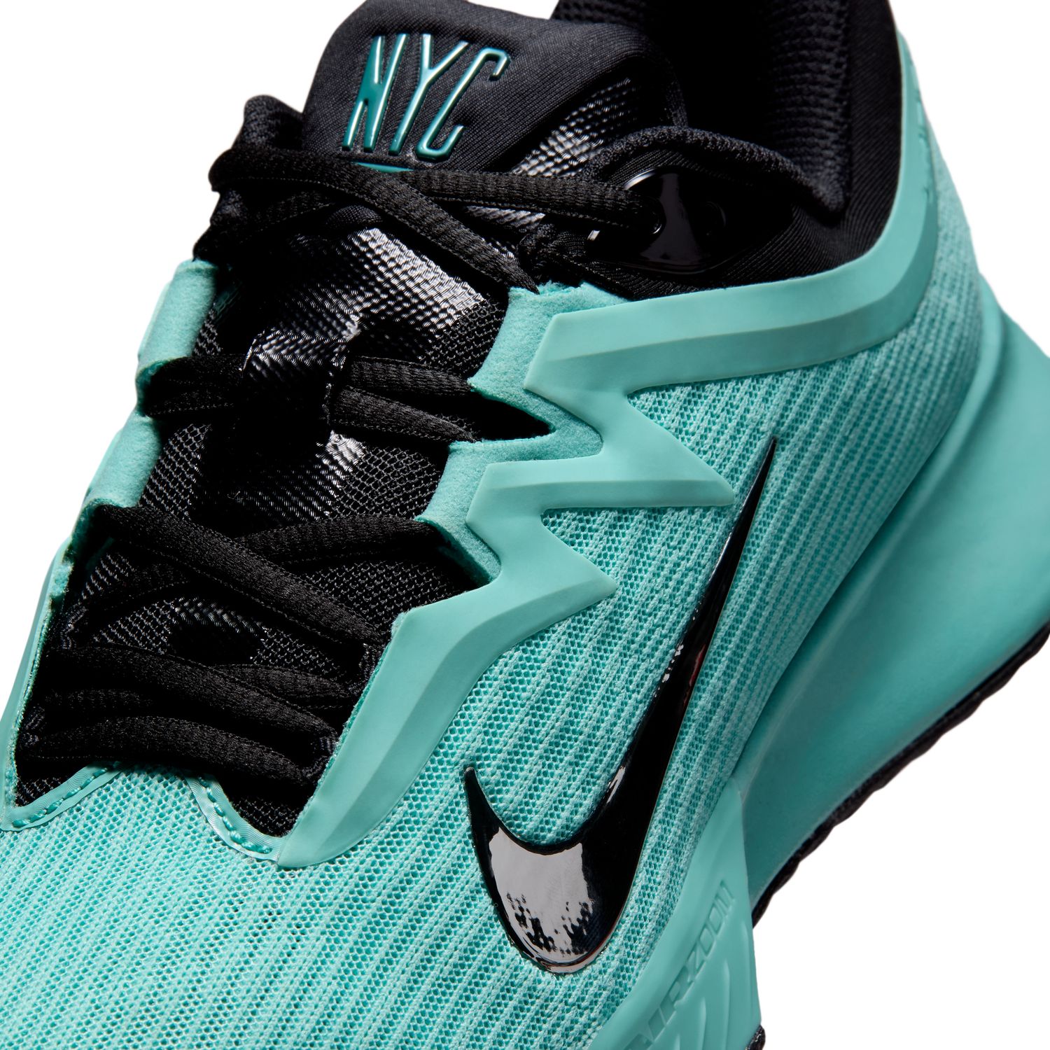 נעלי טניס נשים נייקי NIKECOURT VAPOR PRO 3 PREMIUM ירוק מנטה — תקריב פרטים