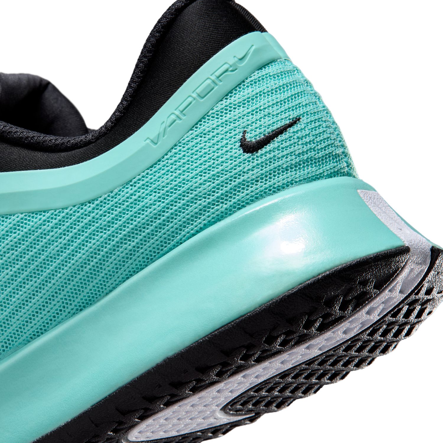 נעלי טניס נשים נייקי NIKECOURT VAPOR PRO 3 PREMIUM ירוק מנטה — תקריב פרטים