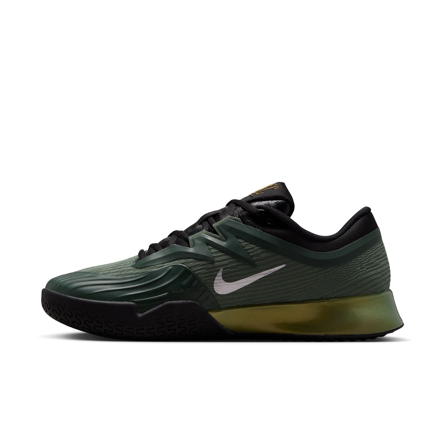 נעלי טניס גברים נייקי NIKECOURT VAPOR PRO 3 PREMIUM ירוק קאמו — מבט צד