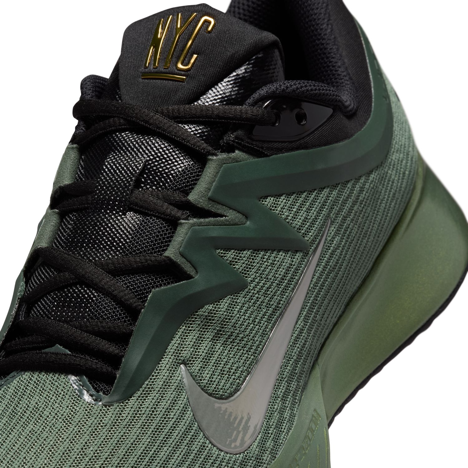 נעלי טניס גברים נייקי NIKECOURT VAPOR PRO 3 PREMIUM ירוק קאמו — תקריב פרטים