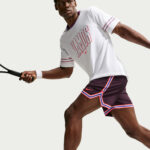 NIKECOURT SLAM RED MEN'S DRI-FIT TENNIS SHORTS מכנסיים קצרים טניס גברים נייקי — במשחק