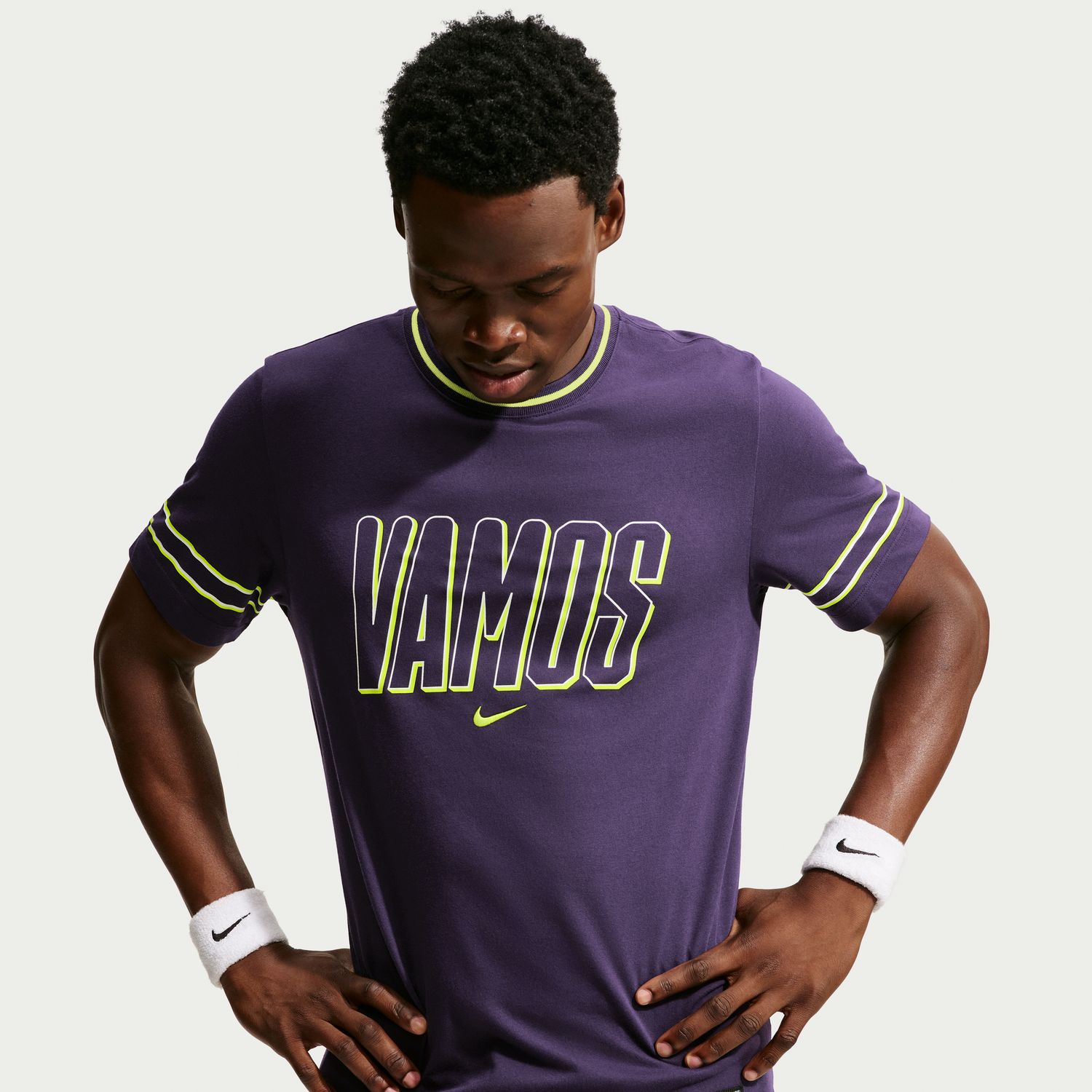 CARLOS ALCARAZ MEN'S NIKECOURT DRI-FIT TENNIS T-SHIRT חולצת טניס גברים נייקי
