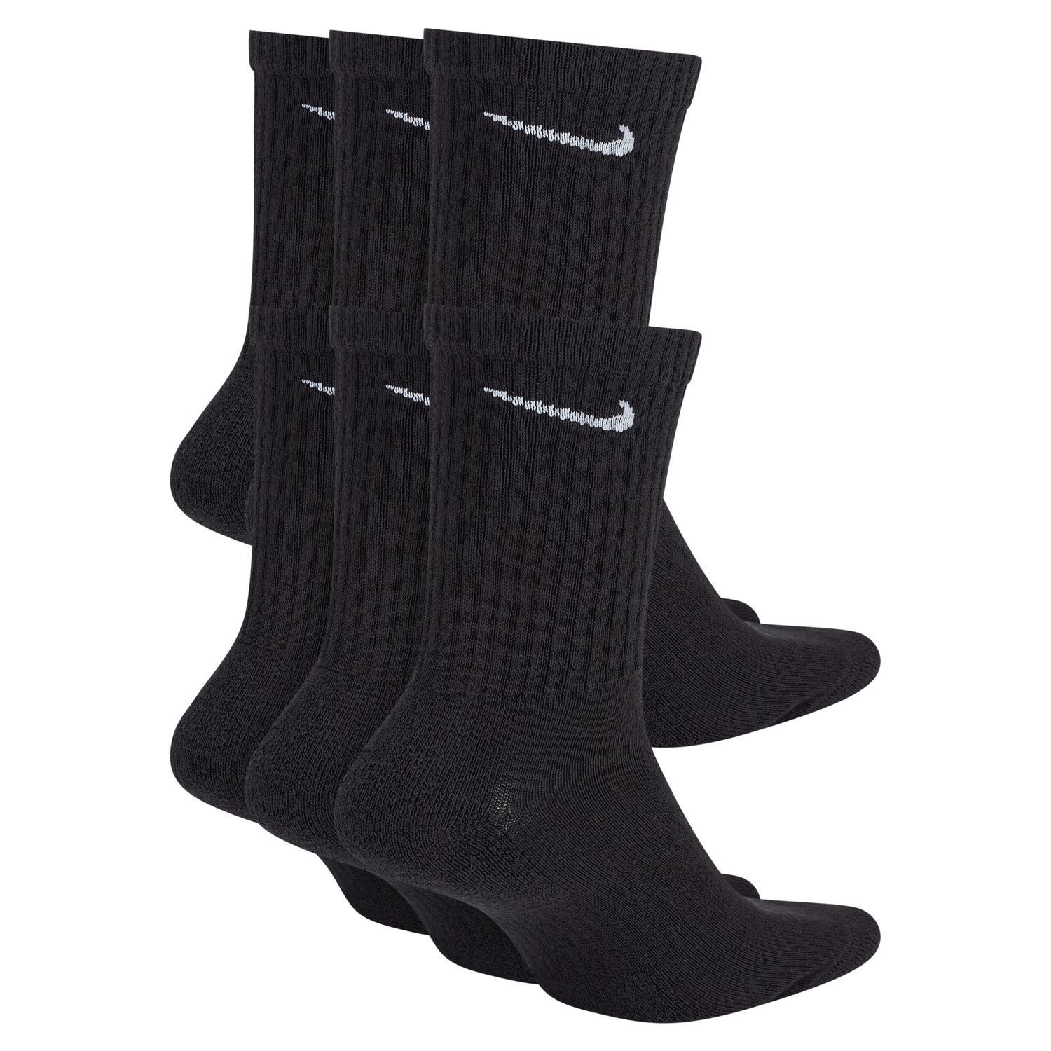 NIKE EVERYDAY CUSHIONED TRAINING CREW SOCKS (6 PAIRS) גרבי טניס נייקי