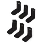 NIKE EVERYDAY CUSHIONED TRAINING CREW SOCKS (6 PAIRS) גרבי טניס נייקי