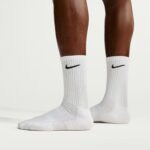 NIKE EVERYDAY CUSHIONED TRAINING CREW SOCKS (6 PAIRS) גרבי טניס נייקי