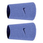 NIKE SWOOSH DOUBLE WIDE WRISTBANDS 2PK BLUE סופג זיעה נייקי